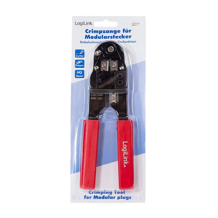 EAN 4260113563441 - LogiLink WZ0004 crimpadora Herramienta para prensar Negro, Rojo imagen 6