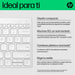 EAN 0196548516650 - HP 350 WHT Compact Multi-Device Keyboard teclado Hogar Blanco imagen 10
