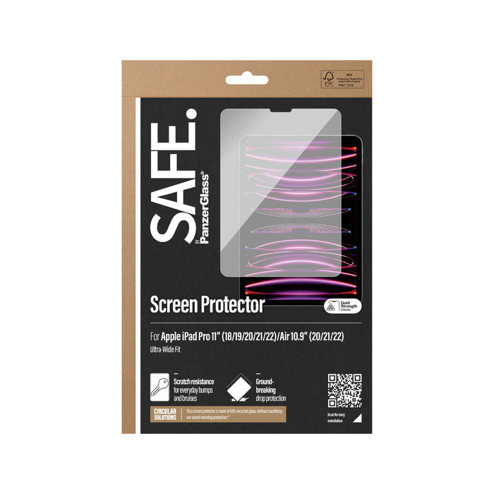 EAN 5715685001758 - PanzerGlass SAFE. by ® Screen Protector iPad Pro 11'' (2018-2022) | Air10.9 (2020-2022) | Ultra-Wide Fit  imagen 3