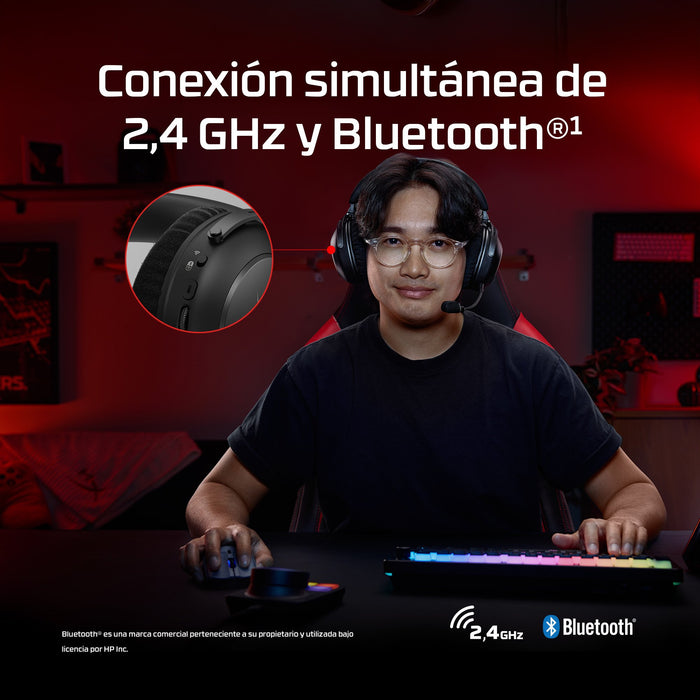 EAN 0198701216179 - HyperX Cloud Alpha 2 Inalámbrico Diadema Juego Bluetooth Negro imagen 4