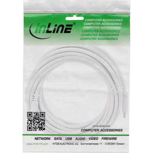 EAN 4043718309078 - InLine 26903H cable de transmisión Blanco 3 m 3.5 x 1.35 mm imagen 2