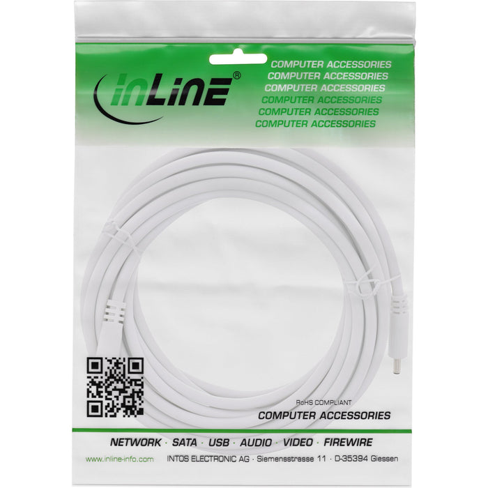EAN 4043718309061 - InLine 26905H cable de transmisión Blanco 5 m 3.5 x 1.35 mm imagen 2