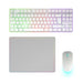 EAN 8435693111863 - Mars Gaming MCPWTKLWFR teclado Ratón incluido Juego RF inalámbrica + USB AZERTY Francés Blanco imagen 1