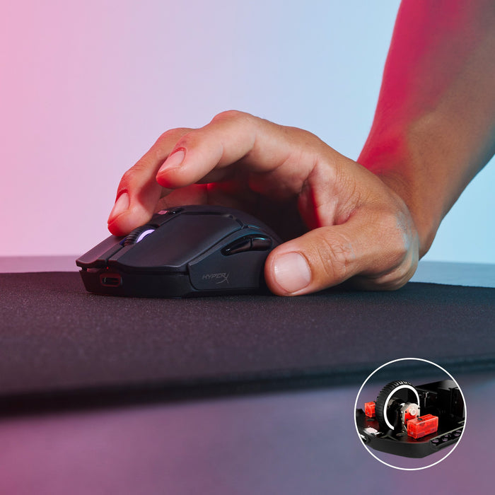 EAN 0197192120217 - HyperX Pulsefire Haste 2 Mini Wireless Black Gaming Mouse ratón Juego Ambidextro RF Wireless + Bluetooth  imagen 11