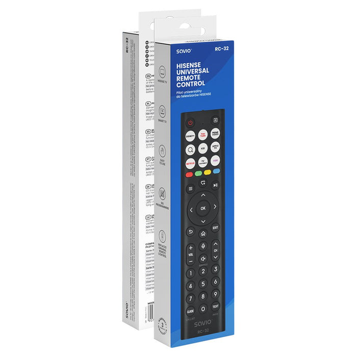 EAN 5907264110320 - Savio RC-32 mando a distancia RF inalámbrico Botones imagen 4