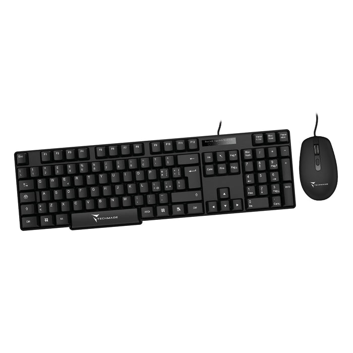 EAN 8099990145084 - Techmade TM-KB828+M102 teclado Ratón incluido Universal USB Italiano Negro imagen 1