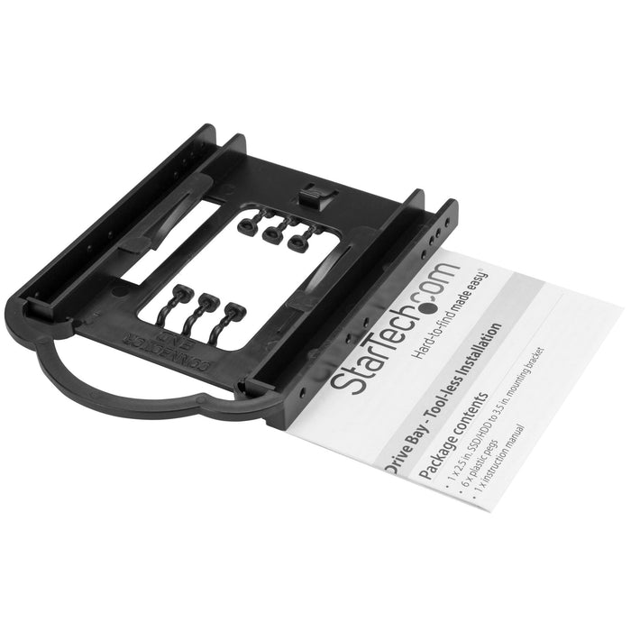 EAN 0065030866385 - StarTech.com BRACKET125PT panel bahía disco duro 8,89 cm (3.5") Panel de instalación Negro imagen 6