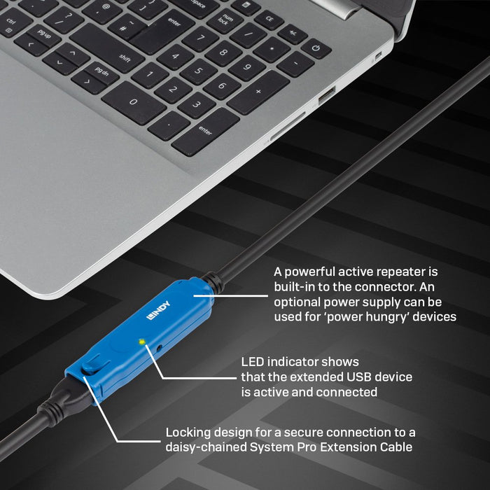 EAN 4002888432290 - Lindy 43229 cable USB USB 3.2 Gen 1 (3.1 Gen 1) 15 m USB A Negro imagen 5