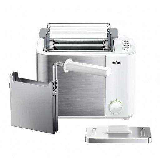 EAN 8021098760128 - Braun GRILLE-PAIN HT5015WH 13 2 rebanada(s) 1000 W Gris, Blanco imagen 2