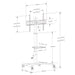 EAN 8059018364484 - Techly ICA-TR228 mueble y soporte para dispositivo multimedia Negro Panel plano Carro multimedia imagen 3