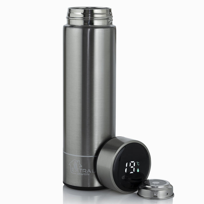 EAN 5905090335849 - Extralink MUG-SMART500 SILVER taza de viaje 500 ml Acero inoxidable imagen 9