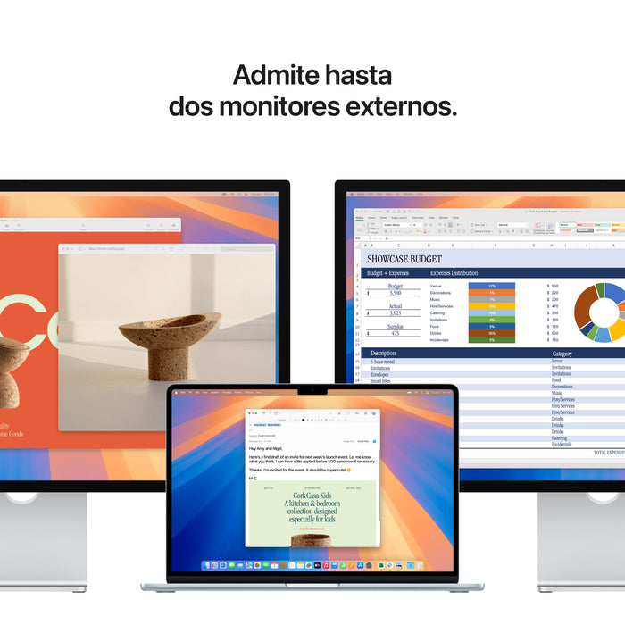 EAN 0195949892844 - Apple MacBook Air Apple M M4 Portátil 38,9 cm (15.3") 24 GB 512 GB SSD Wi-Fi 6E (802.11ax) macOS Sequoia  imagen 9