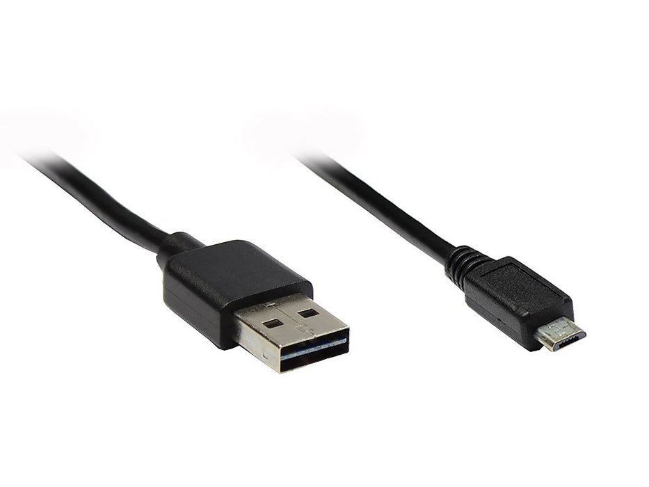 EAN 4014619576807 - Alcasa USB 2.0 A/micro B, 1m cable USB USB A Micro-USB B Negro imagen 1