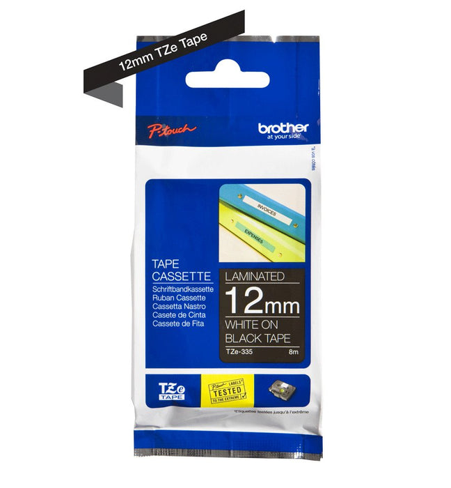 EAN 4977766685733 - Brother TZE-335 cinta para impresora de etiquetas Blanco sobre negro TZ imagen 3