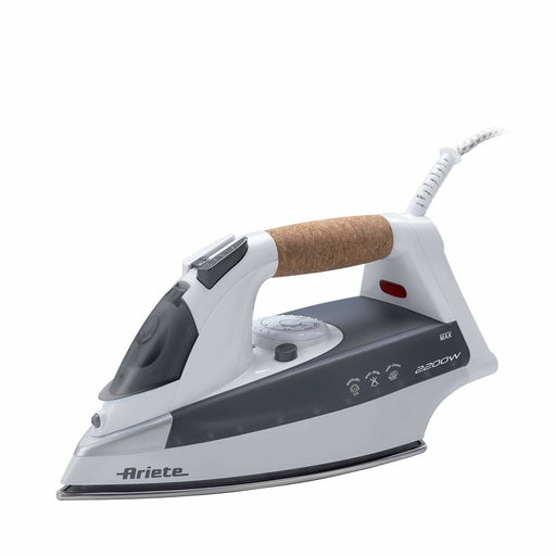 EAN 8003705110182 - Ariete 6232/00 Plancha a vapor Suela de acero inoxidable 2200 W Gris, Blanco imagen 1