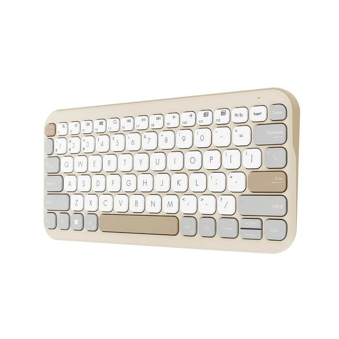 EAN 4711387539057 - ASUS Marshmallow Keyboard KW100 teclado Hogar Bluetooth QWERTY Español Beige imagen 5