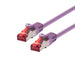 EAN 5420016857132 - LOGON TCR66SS0025V cable de red Violeta 0,25 m Cat6 S/FTP (S-STP) imagen 1