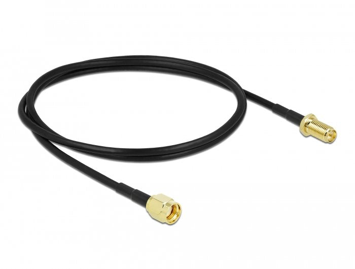 EAN 4043619904433 - DeLOCK 90443 cable coaxial LMR100 Negro imagen 1