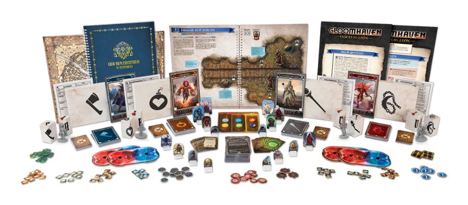 EAN 3558380085805 - Asmodee CPHGH03ES juego de tablero Gloomhaven Fauces del león Juego de mesa Táctico imagen 5
