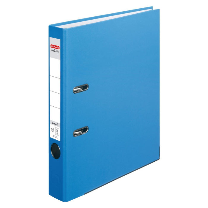 EAN 4008110131122 - Herlitz maX.file carpeta de cartón A4 Azul imagen 1