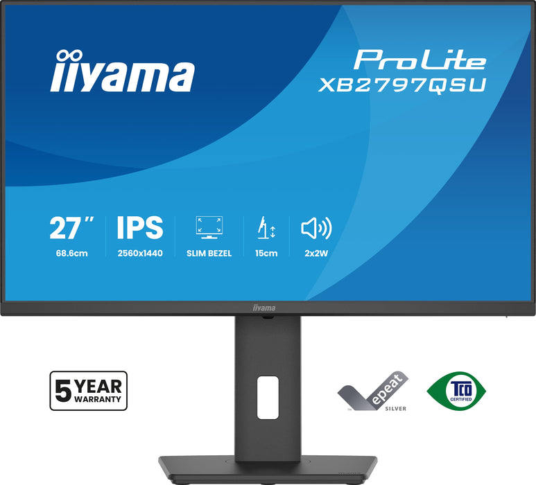 EAN 4948570125876 - iiyama ProLite XB2797QSU-B1 pantalla para PC 68,6 cm (27") 2560 x 1440 Pixeles Quad HD LED Negro imagen 2