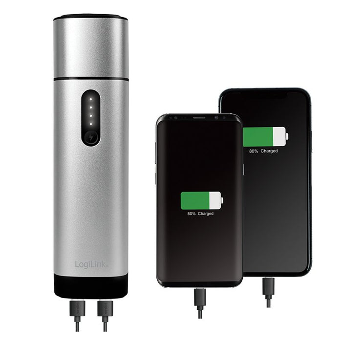 EAN 4052792065398 - LogiLink PA0266 batería externa Polímero de litio 10000 mAh Metálico imagen 5