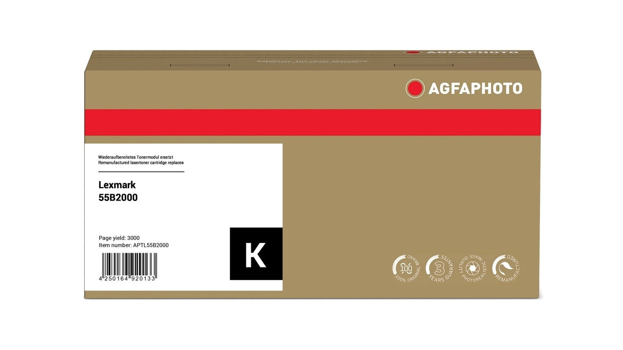 EAN 4250164920133 - AgfaPhoto APTL55B2000 cartucho de tóner Compatible Negro imagen 2