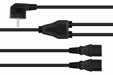 EAN 4066857000347 - Kabelmeister SK0136-S020 cable de transmisión Negro 2 m Enchufe tipo E+F Acoplador C13 2 x imagen 2