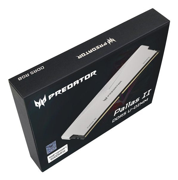 EAN 6955914638983 - Predator PALLASII-32GB-6000-1R8-2XV9 módulo de memoria 2 x 16 GB DDR5 6000 MT/s 288-pin DIMM imagen 7