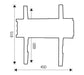 EAN 8016677061659 - ITB OM06165 soporte para TV 132,1 cm (52") Negro imagen 2