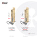 EAN 8719214471651 - CLUB3D CAC-1510-A adaptador de cable de vídeo 0,25 m USB Tipo C DVI-D Gris imagen 3