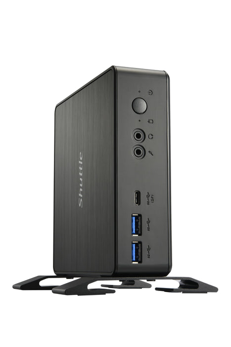 EAN 0887993005904 - Shuttle NC40U PC/estación de trabajo barebone 0.84L sized PC Negro 7305 Intel® SoC 1,1 GHz imagen 4