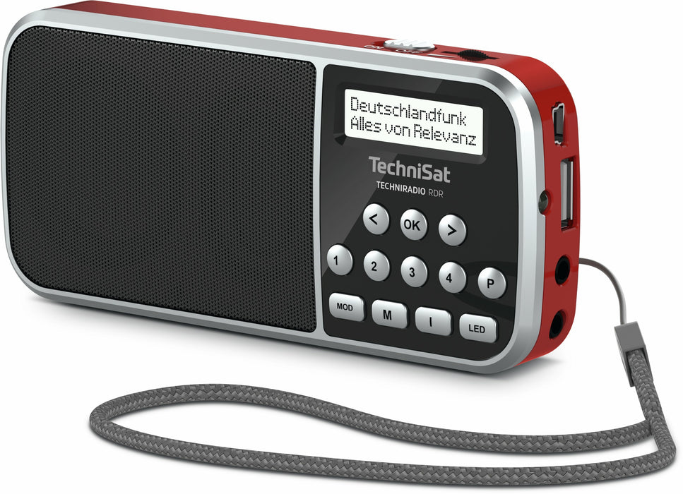 EAN 4019588103924 - TechniSat TECHNIRADIO RDR Portátil Digital Negro, Rojo imagen 3