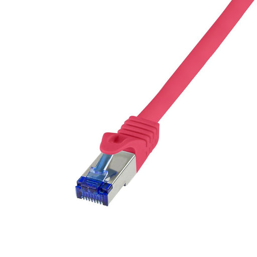 EAN 4052792056020 - LogiLink C6A014S cable de red Rojo 0,25 m Cat6a S/FTP (S-STP) imagen 1