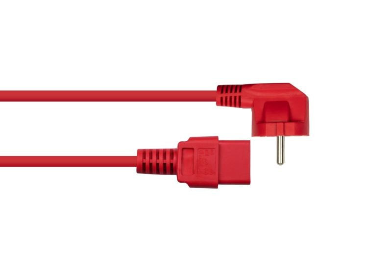 EAN 4066857003874 - Kabelmeister SK0190-R018 cable de transmisión Rojo 1,8 m Enchufe tipo E+F IEC C19 imagen 2