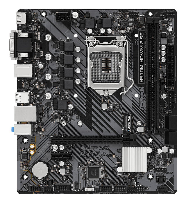 EAN 4710483943126 - Asrock H510M-HDV/M.2 SE Intel H470 LGA 1200 (Socket H5) micro ATX imagen 1