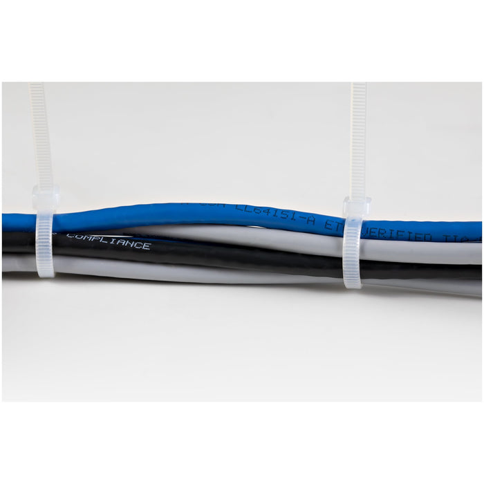 EAN 65030890748 - StarTech.com CBMZT8NK presilla Brida reutilizable Nylon, Plástico Blanco 1000 pieza(s) imagen 5