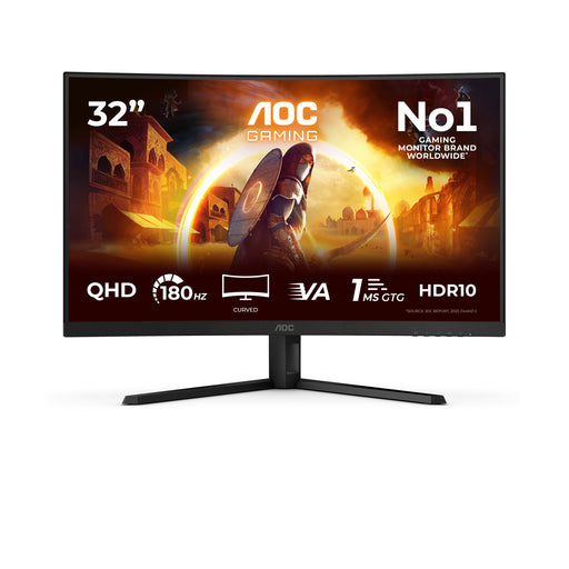 EAN 4038986182164 - AOC G4 CQ32G4VE pantalla para PC 80 cm (31.5") 2560 x 1440 Pixeles Quad HD LCD Negro, Gris imagen 1