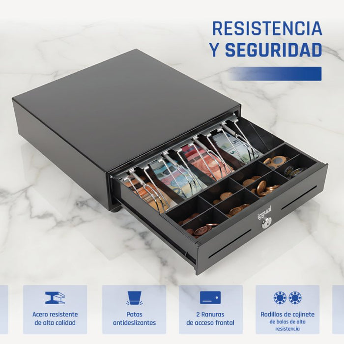 EAN 8435364320709 - iggual IRON-XS Cajón de efectivo automático y manual imagen 8