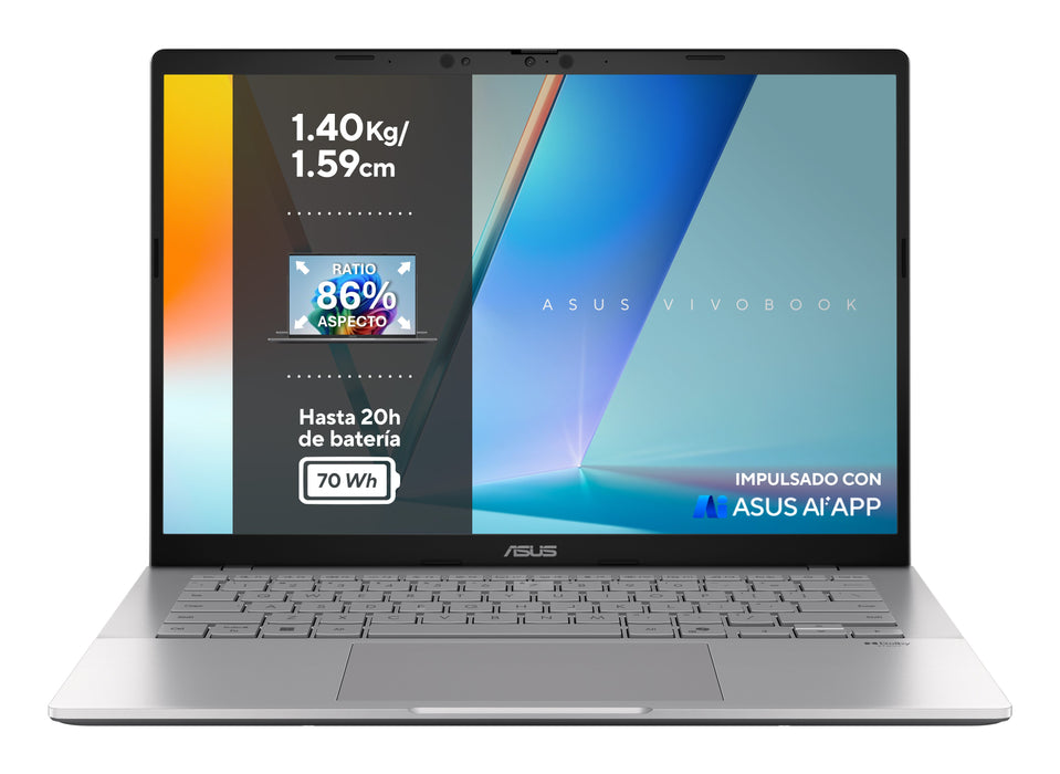EAN 4711387998304 - ASUS Vivobook S 14 S3407CA-LY075W 35,6 cm (14") DDR5-SDRAM Wi-Fi 6 (802.11ax) imagen 2