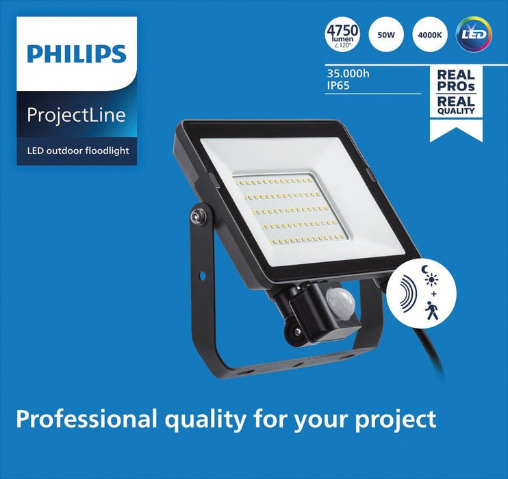 EAN 8719514954557 - Philips 8719514954557 Reflector Negro 50 W LED imagen 3
