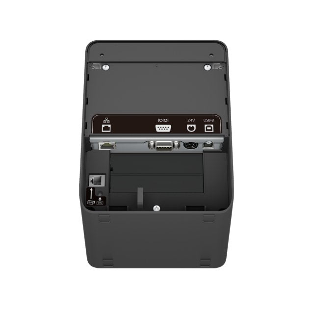 EAN 8715946734286 - Epson TM-L100 (103A0): USB, Ethernet, Serial, Linerfree, PS, UK, Black imagen 7