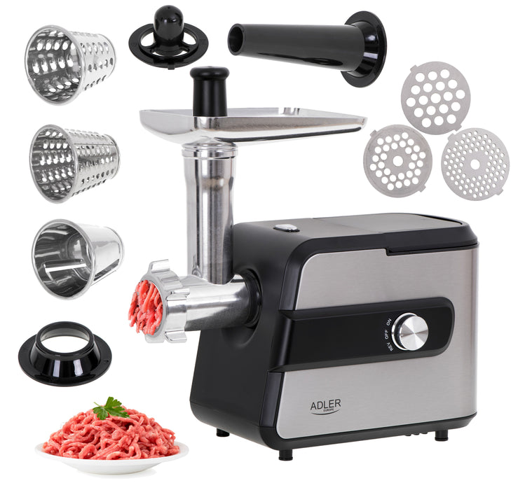 EAN 5903887803991 - Adler AD 4813 picadora 2000 W Negro, Plata imagen 14