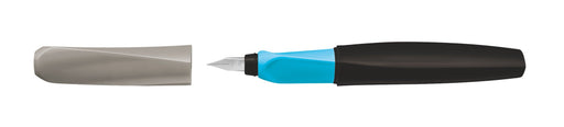 EAN 4012700826237 - Pelikan Twist Color Blocking pluma estilográfica Sistema de carga por cartucho Negro, Gris 1 pieza(s) imagen 2