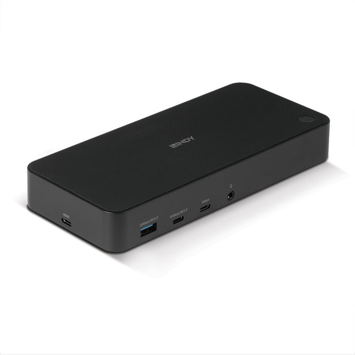 EAN 4002888433662 - Lindy 43366 base para portátil y replicador de puertos Acoplamiento USB 3.2 Gen 2 (3.1 Gen 2) Type-C Negr imagen 1