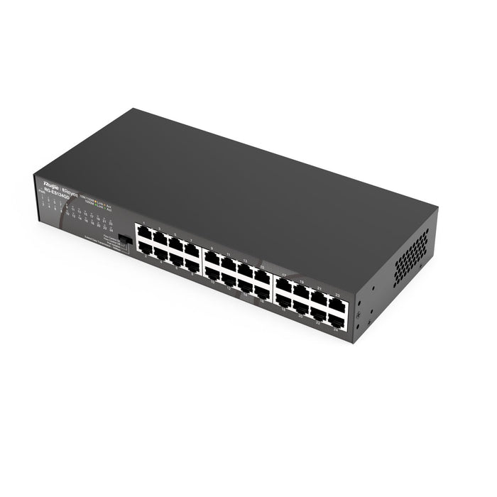 EAN 6971693271531 - Ruijie Networks RG-ES124GD switch No administrado Gigabit Ethernet (10/100/1000) Negro imagen 4