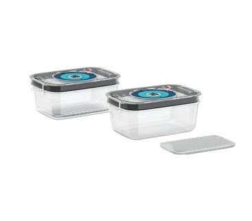 EAN 4242005204243 - Bosch MSZV0FC2 recipiente de almacenar comida Rectangular Caja Negro, Azul, Transparente 2 pieza(s) imagen 1