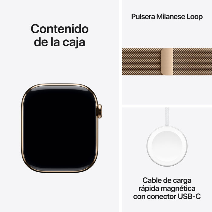 EAN 0195950480283 - Apple Watch Series 11 OLED 46 mm Digital 416 x 496 Pixeles Pantalla táctil 5G Titanio Wifi GPS (satélite) imagen 8