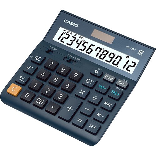 EAN 4549526609954 - Casio DH-12ET calculadora Escritorio Calculadora básica Negro imagen 1