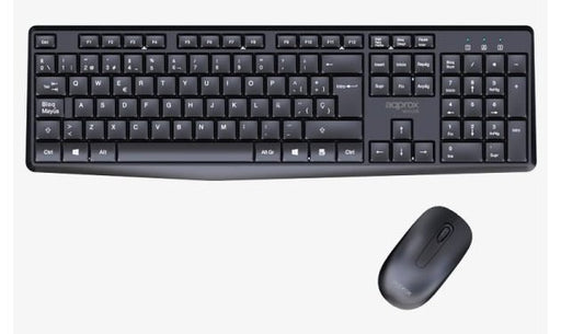 EAN 8435099535287 - Approx APPMX420B teclado Ratón incluido Hogar / Oficina RF inalámbrico QWERTY Español Negro imagen 1